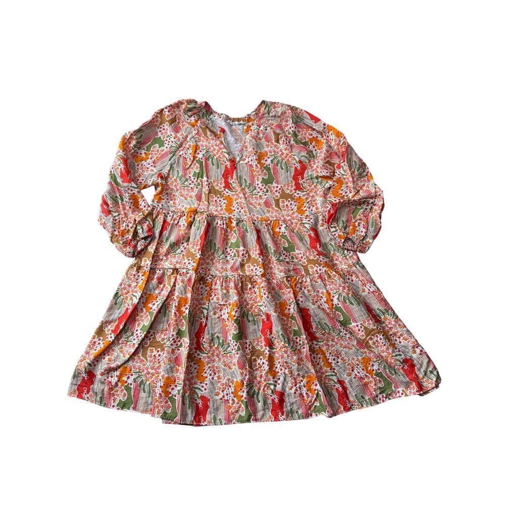 Michelle McDowell Dress, size Women's size Small; Colorful Fall Print